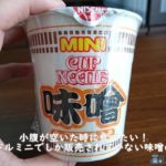 小腹が空いた時に食べたい!カップヌードルミニでしか販売されていない味噌の実力を紹介