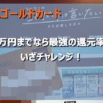 エポスゴールドカードで100万円チャレンジ！ボーナスポイントの一万円を狙う